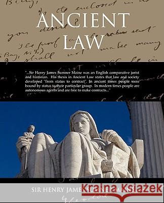Ancient Law Sir Henry James Sumner Maine 9781438504889 Book Jungle - książka