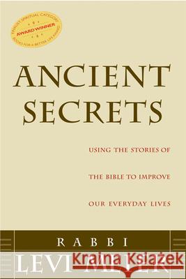 Ancient Secrets Levi Meier 9781580230643 Jewish Lights Publishing - książka