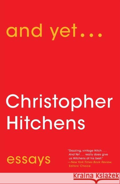 And Yet...: Essays Christopher Hitchens 9781476772073 Simon & Schuster - książka