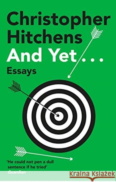 And Yet...: Essays Christopher Hitchens 9781838952266 Atlantic Books - książka