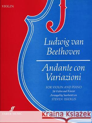 Andante Con Variazioni Beethoven, Ludwig Van 9780571511150 Faber Music Ltd - książka