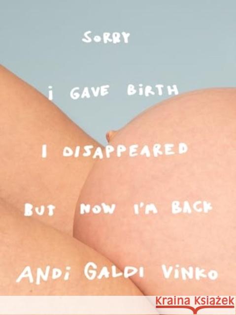 Andi Galdi Vinko: Sorry I Gave Birth I Disappeared But Now I'm Back Andi Galdi Vinko 9781907112683 Trolley Books - książka