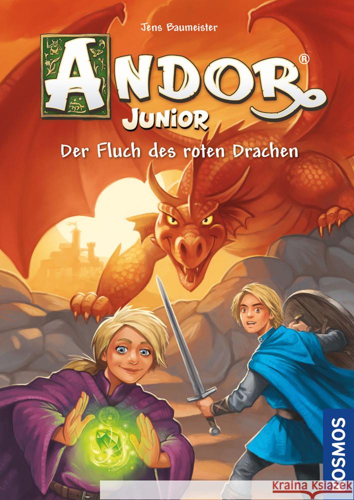 Andor Junior, Der Fluch des roten Drachen Baumeister, Jens 9783440171424 Kosmos (Franckh-Kosmos) - książka