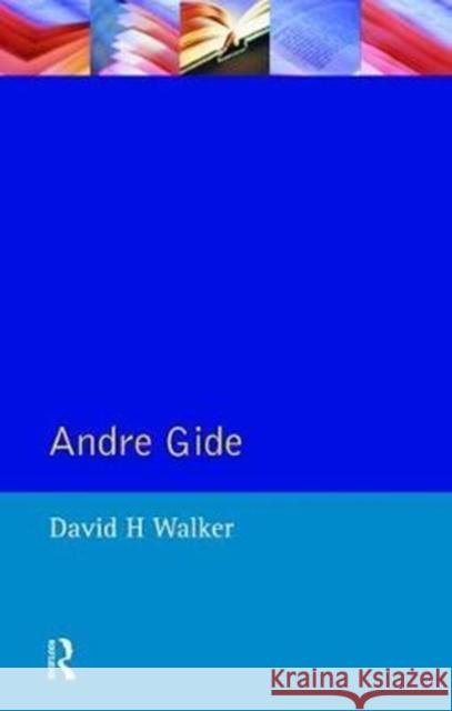 Andre Gide David H. Walker 9781138465862 Routledge - książka