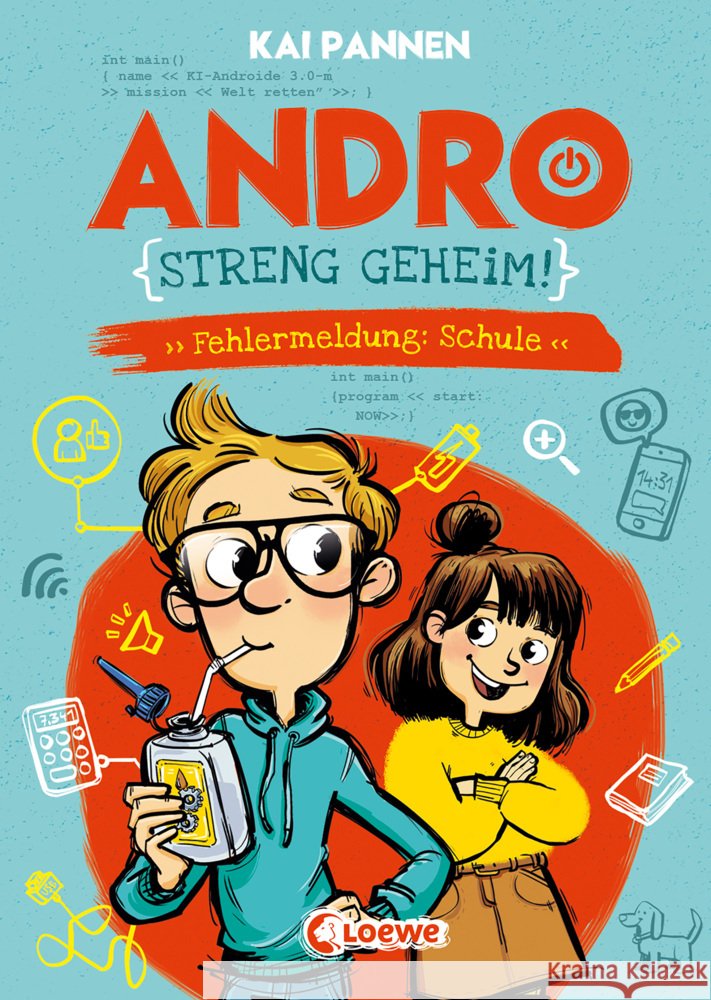 Andro, streng geheim! (Band 1) - Fehlermeldung: Schule Pannen, Kai 9783743208933 Loewe - książka