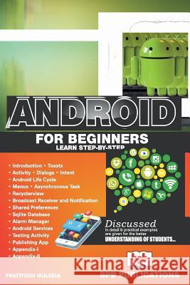 Android for Beginners: Learn Step-by-Step Guleria, Pratiyush 9789388176231 Bpb Publication - książka