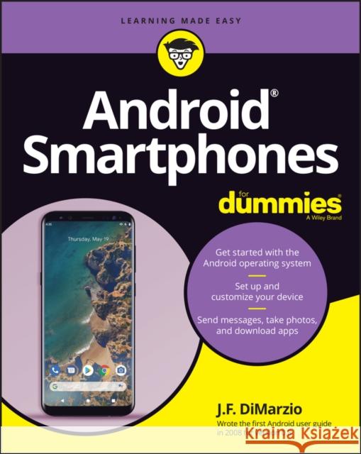 Android Smartphones For Dummies Jerome DiMarzio 9781119900382 John Wiley & Sons Inc - książka