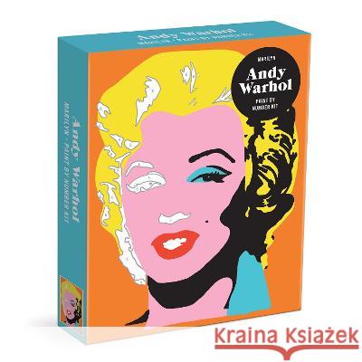 Andy Warhol Marilyn Paint By Number Kit Galison, Andy Warhol 9780735370845 Galison - książka