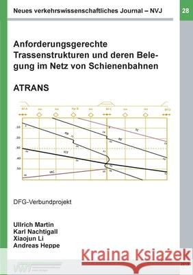 Anforderungsgerechte Trassenstrukturen und deren Belegung im Netz von Schienenbahnen - ATRANS Ullrich Martin Xiaojun Li Karl Nachtigall 9783750412651 Books on Demand - książka