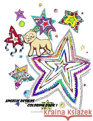 ANGELIC DESIGNS - coloring book 1 Krupka, Donna 9781535243513 Createspace Independent Publishing Platform - książka