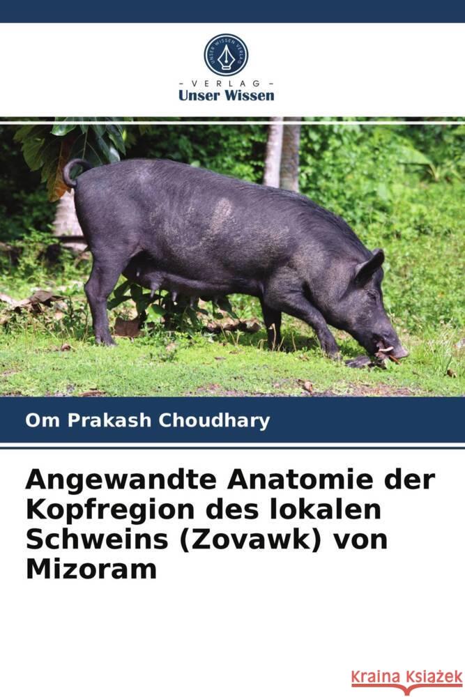 Angewandte Anatomie der Kopfregion des lokalen Schweins (Zovawk) von Mizoram Choudhary, Om Prakash 9786203969078 Verlag Unser Wissen - książka