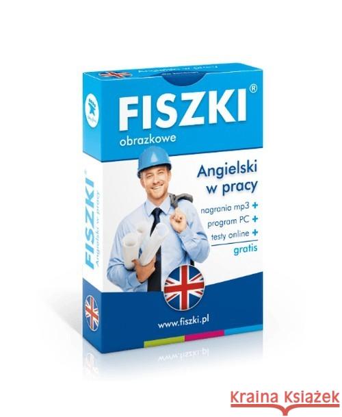 Angielski. Fiszki obrazkowe - W pracy  9788378430575 Cztery Głowy - książka