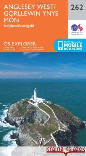 Anglesey West Ordnance Survey 9780319244593 Ordnance Survey - książka