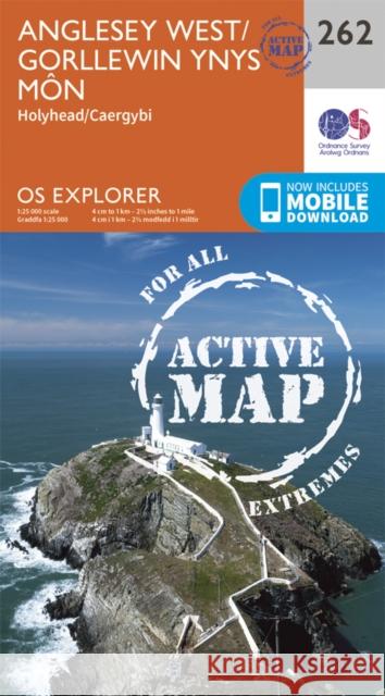 Anglesey West Ordnance Survey 9780319471340 Ordnance Survey - książka