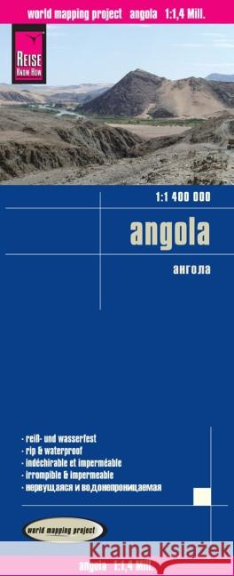 Angola (1:1.400.000): 2016  9783831773145 Reise Know-How Verlag Peter Rump GmbH - książka