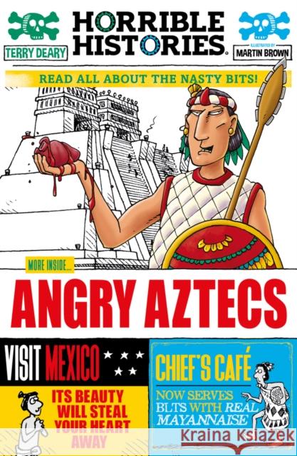 Angry Aztecs Terry Deary 9780702326547 Scholastic - książka