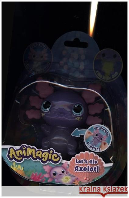 Animagic - Let's Glo Axolotl Pastel Glow in the Dark  8720077340022 Goliath Toys - książka