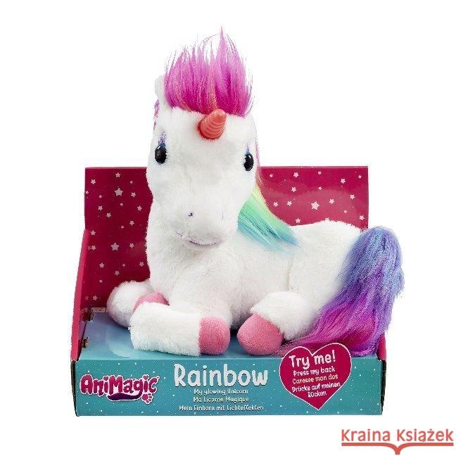 Animagic Rainbow My Glowing Unicorn  5025123312248 Goliath Toys - książka