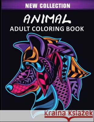 Animal Adult Coloring Book Susan Summers 9781952524332 S.S. Publishing - książka