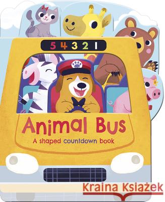 Animal Bus: A shaped countdown book Helen Hughes, Mel Matthews 9781664350366 Tiger Tales - książka