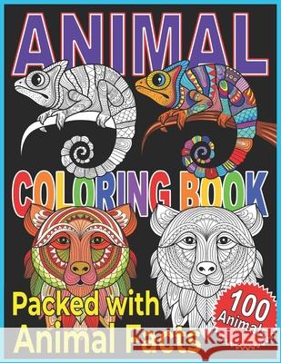 Animal Coloring Book: Animal Coloring Book For Kids. A Color, Discover, and Learn Coloring Book. Clever Eddy 9781913712150 Clever Eddy - książka