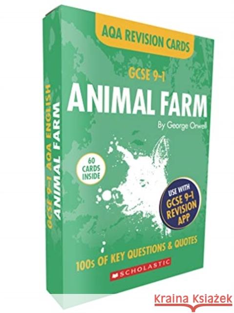 Animal Farm AQA English Literature Richard Durant 9781407190198 Scholastic - książka