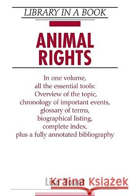 Animal Rights  9780816050277 Facts On File Inc - książka