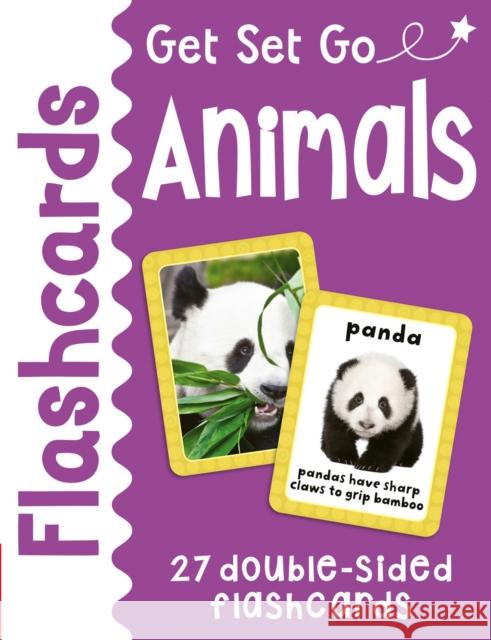 Animals Flashcards: 27 Double Sided Flash Cards Miles Kelly 9781789898644 Miles Kelly Publishing Ltd - książka