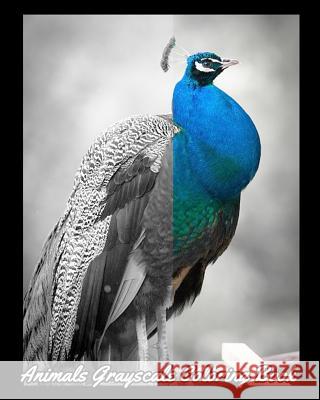 Animals Grayscale Coloring Book: A Gorgeous Coloring Book with Fun, Simple and Beautiful Animal Pictures Jocelyn Corliss 9781724715838 Createspace Independent Publishing Platform - książka