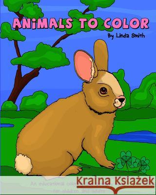 Animals to Color Linda Smith 9781367659919 Blurb - książka