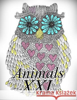 Animals XXL: Coloring Book for Adults and Kids The Art of You 9781795725033 Independently Published - książka