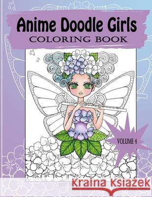 Anime Doodle Girls: coloring book Jenny Luan 9781946528100 Jennyluanart - książka