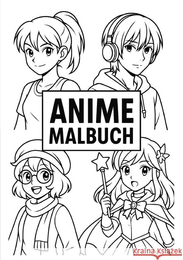 Anime Malbuch Schwarz, Svetlana 9783819726033 epubli - książka