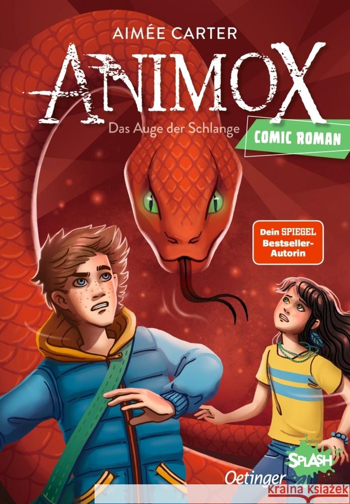 Animox als Comic-Roman 2. Das Auge der Schlange Carter, Aimée 9783751204453 Oetinger - książka