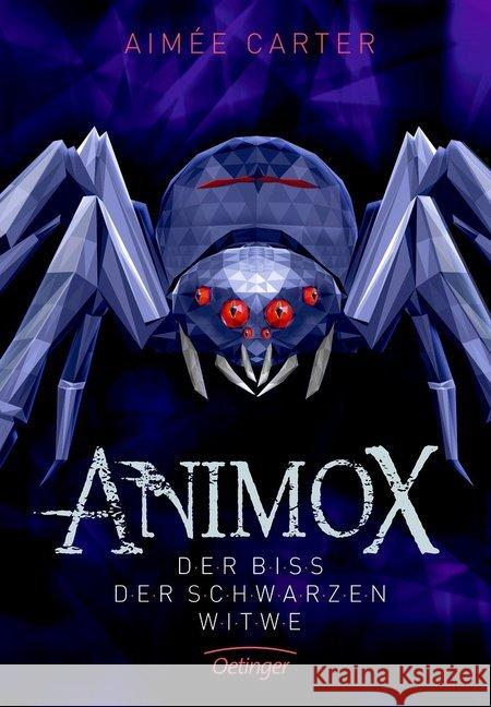 Animox. Der Biss der Schwarzen Witwe Carter, Aimée 9783789108556 Oetinger - książka