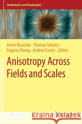 Anisotropy Across Fields and Scales  Thomas Schultz Eugene Zhang 9783030562175 Springer - książka