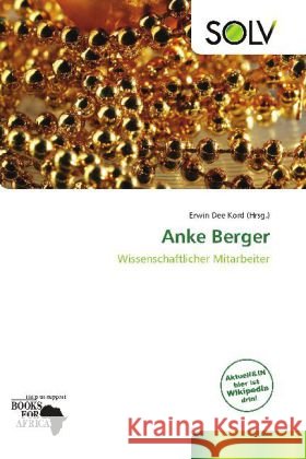 Anke Berger  9786138534013 Solv - książka
