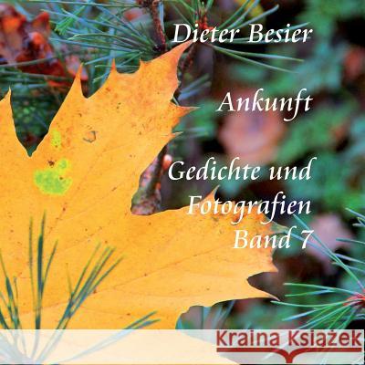 Ankunft: Gedichte und Fotografien Band 7 Besier, Dieter 9781495211584 Createspace - książka