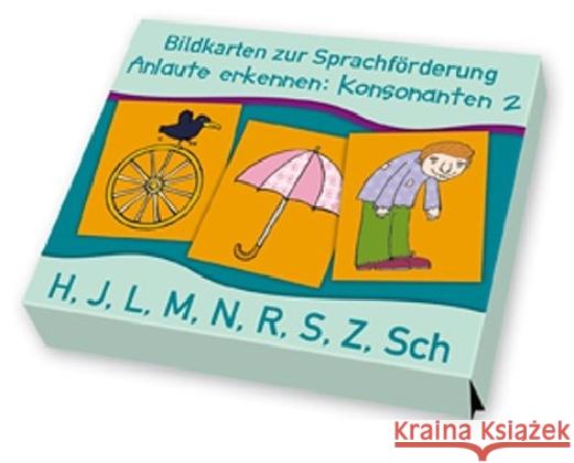 Anlaute erkennen: Konsonanten. Tl.2 : H, J, L, M, N, R, S, Z, Sch  9783834639745 Verlag an der Ruhr - książka