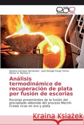 Análisis termodinámico de recuperación de plata por fusión de escorias Gamboa Hernández, Adriana 9786202109314 Editorial Académica Española - książka