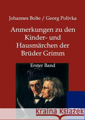 Anmerkungen zu den Kinder- und Hausmärchen der Brüder Grimm Johannes Bolte, Georg Polivka 9783846002421 Salzwasser-Verlag Gmbh - książka