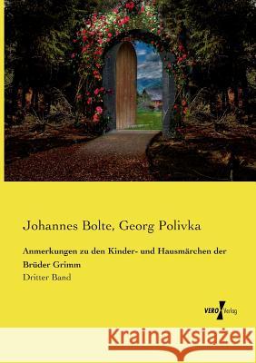 Anmerkungen zu den Kinder- und Hausmärchen der Brüder Grimm: Dritter Band Johannes Bolte, Georg Polivka 9783737202152 Vero Verlag - książka