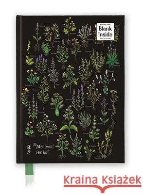 Anna Stead: Medieval Herbal (Foiled Blank Journal) Flame Tree Studio 9781835628478 Flame Tree Gift - książka