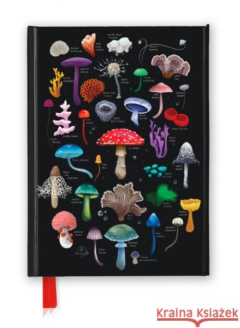 Anna Stead: Mushrooms & Fungi (Foiled Journal)  9781835625446 Flame Tree Gift - książka
