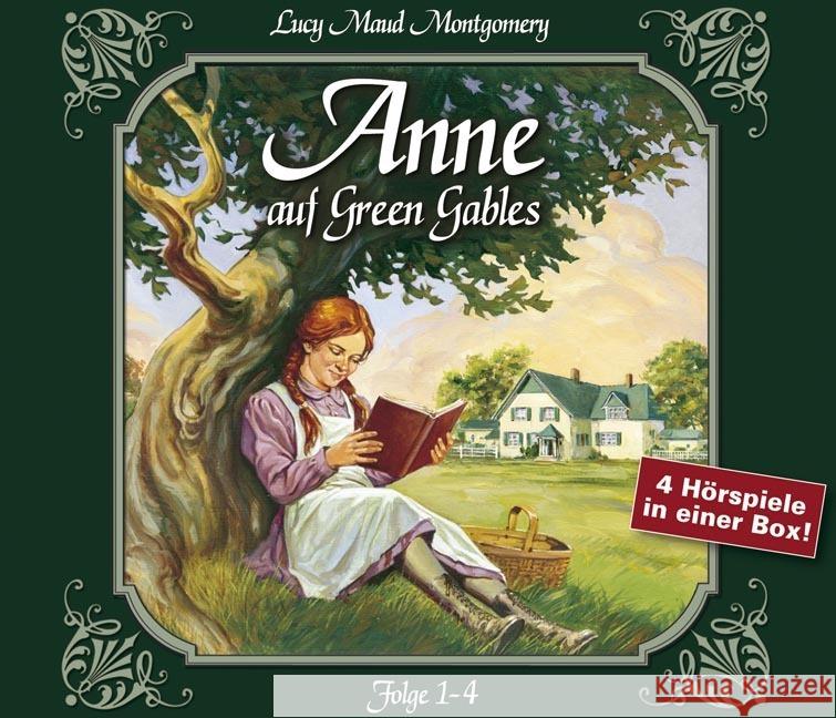 Anne auf Green Gables. Folge.1-4, 4 Audio-CDs : Hörspiele Montgomery, Lucy M. 9783785749067 Bastei Lübbe - książka