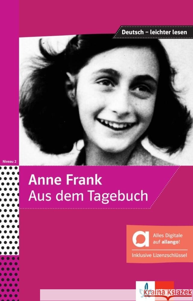 Anne Frank - Aus dem Tagebuch - Hybride Ausgabe allango, m. 1 Beilage Frank, Anne, Lundquist-Mog, Angelika 9783126741200 Klett Sprachen GmbH - książka