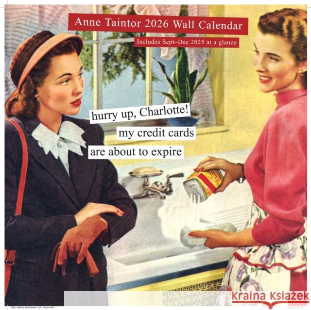 Anne Taintor 2026 Wall Calendar Anne Taintor 9781797234144 Chronicle Books - książka