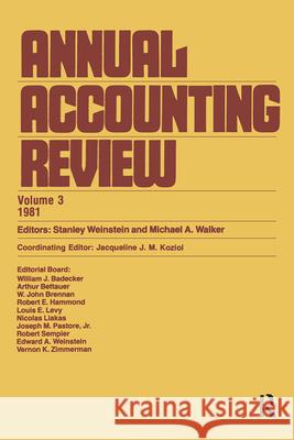 ANNUAL ACCOUNTING REVIEW (VOL    9783718600663 Taylor & Francis - książka