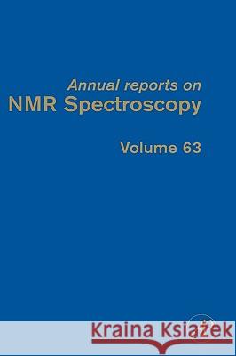 Annual Reports on NMR Spectroscopy Graham A. Webb 9780123742940 Academic Press - książka