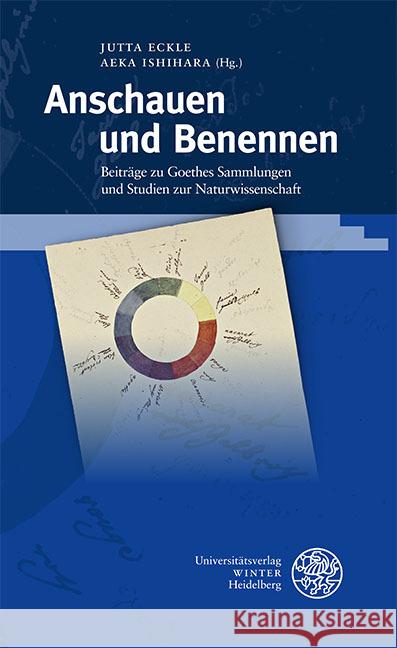 Anschauen und Benennen  9783825349615 Universitätsverlag Winter - książka